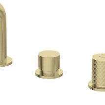 Bateria wannowa 4-otworowa z zestawem prysznicowym