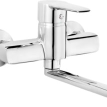 Deante Corio Bateria umywalkowa ścienna z eco głowicą chrom BFCE050M