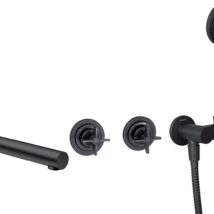 Bateria wannowa podtynkowa z zestawem prysznicowym