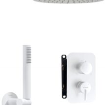 Zestaw prysznicowy podtynkowy z BOXem mieszaczowym – z głowicą prysznicową