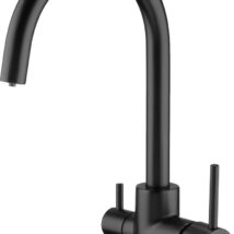 Bateria zlewozmywakowa Deante Nero do wody filtrowanej czarna BCH_N64M