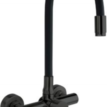 Bateria kuchenna ścienna z giętą wylewką