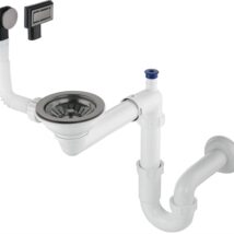 Syfon do zlewozmywaka granitowego 1-komorowego – Space-Saver