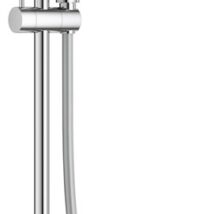 Zestaw prysznicowy podtynkowy z drążkiem