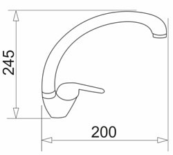 Bateria kuchenna PYRAMIS OSSIA 090922138 granit szary beton (kolor szary) - obrazek 3