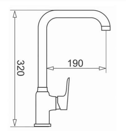 Bateria PYRAMIS SILVIO granit beż piaskowy 090923338 kuchenna beżowa - obrazek 3