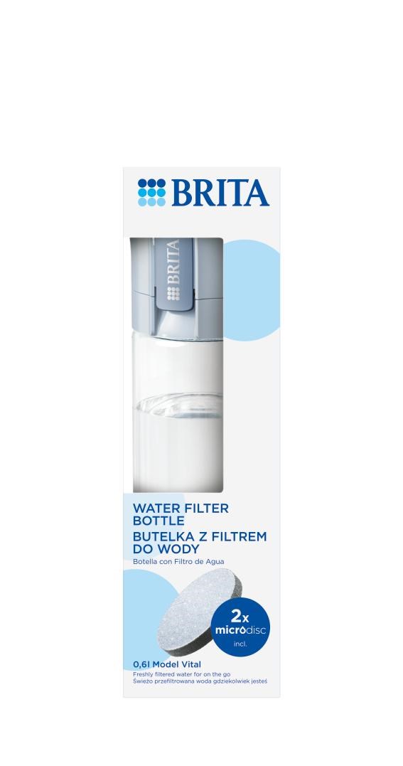 Butelka filtrująca Brita Vital pastelowy błękit 2 dyski - obrazek 7