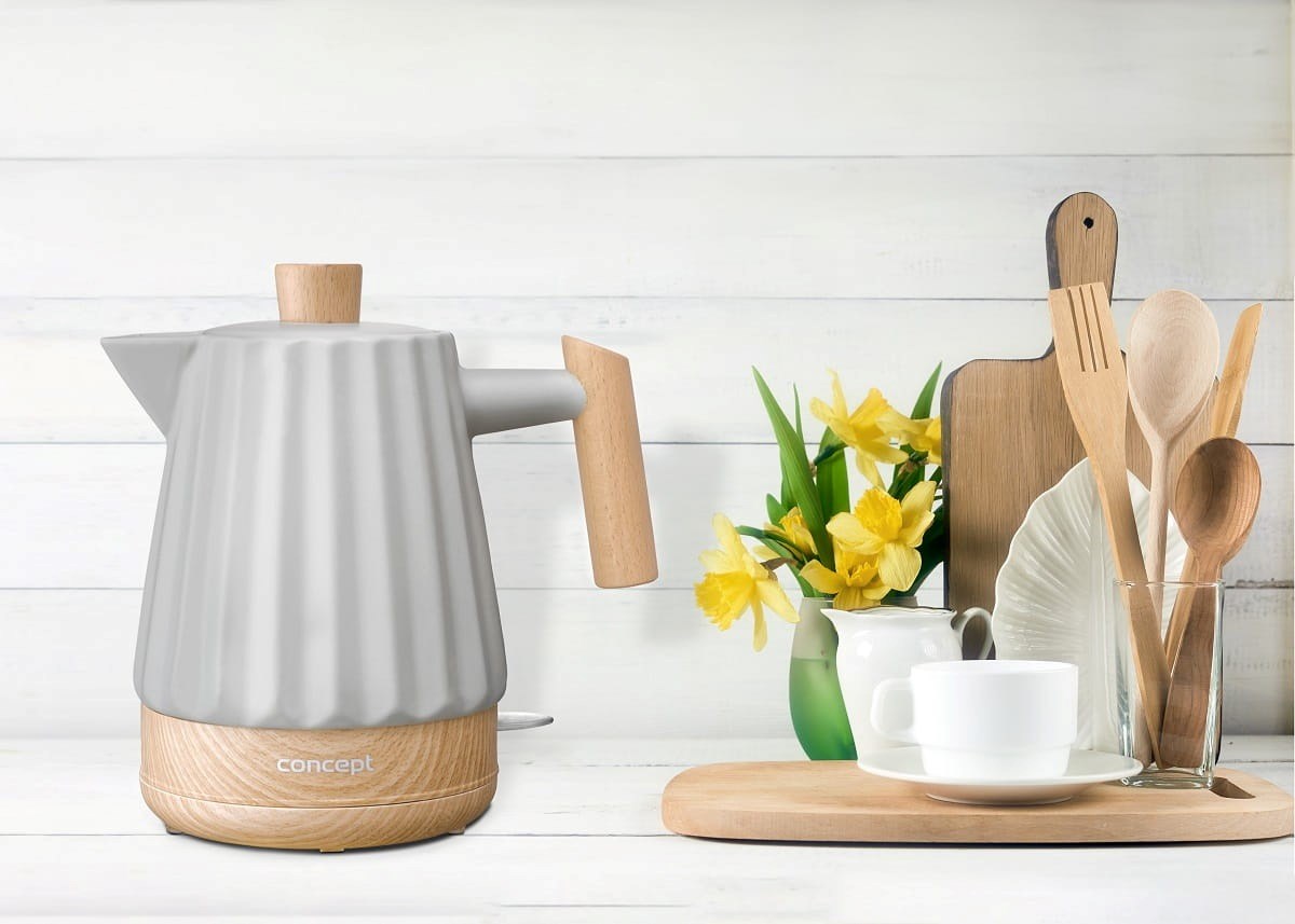 Czajnik elektryczny ceramiczny RK0091 CONCEPT szary - obrazek 8