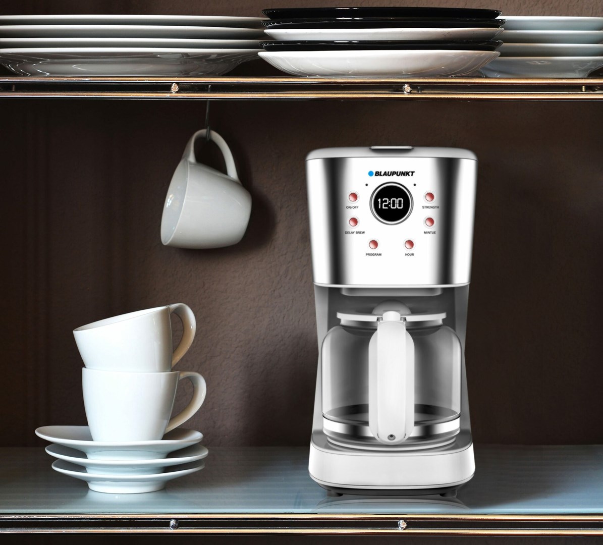 Ekspres do kawy przelewowy Blaupunkt CMD802WH, 900W - obrazek 5