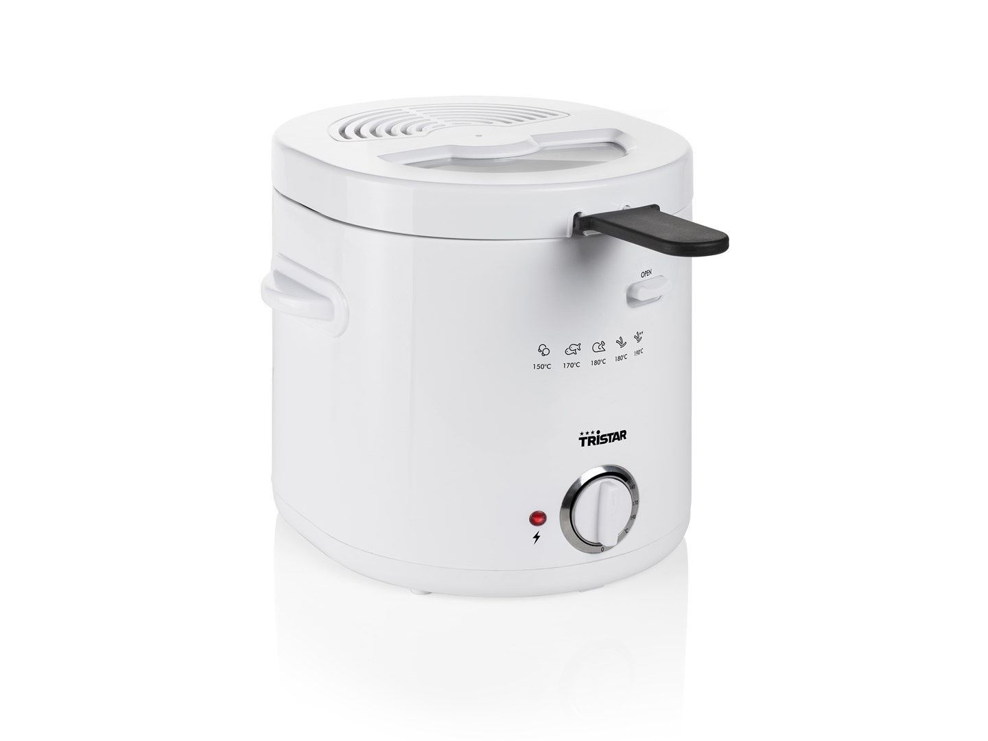 Tristar FR-6941 frytkownica Pojedyńczy 1,5 l Autonomiczny 1000 W Biały - obrazek 3