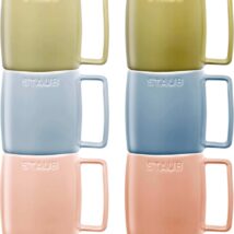 STAUB SERVING Zestaw 6 kubków ceramicznych – Wielokolorowy, 350 ml