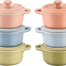 Zestaw STAUB GIFT GIVING 6x Mini cocotte okrągły 10 cm, wielokolorowe