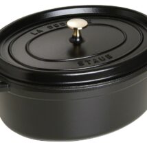 STAUB Żeliwny garnek owalny 40509-322-0 6,7l czarny