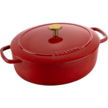 Garnek żeliwny owalny Ballarini Bellamonte – Czerwony, 2.2 ltr