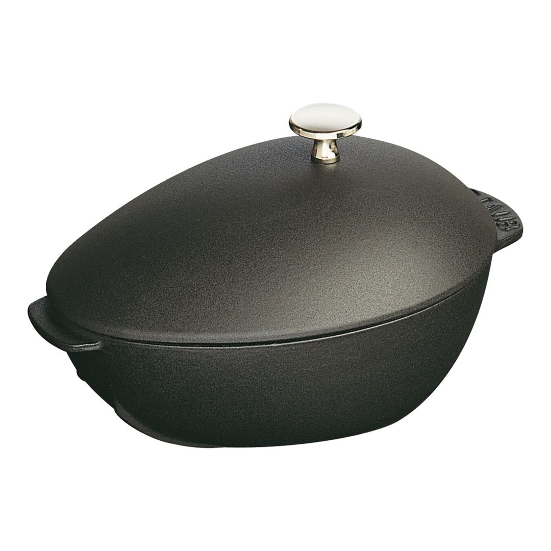 Garnek żeliwny owalny małż STAUB 40509-494-0 - czarny 2 ltr