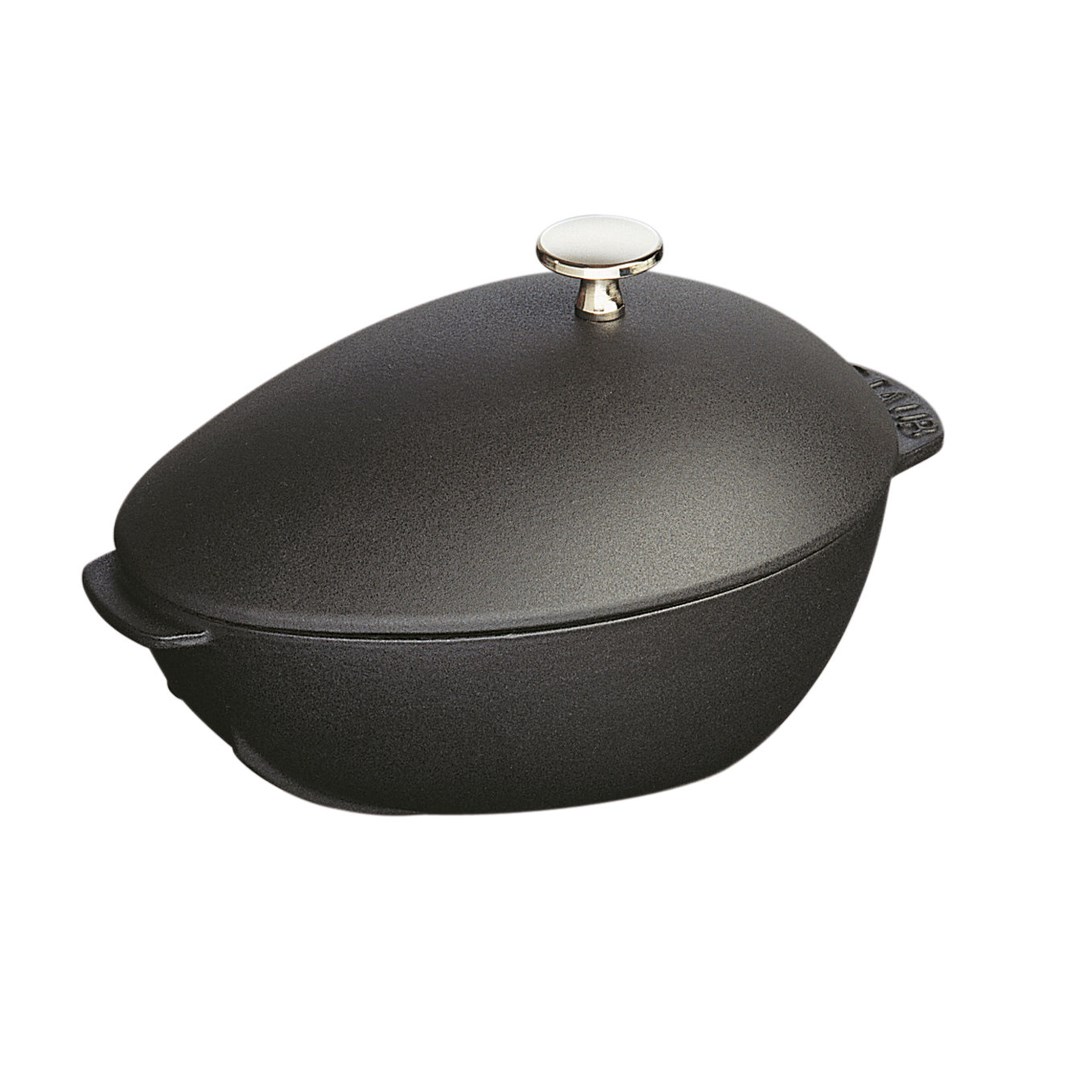 Garnek żeliwny owalny małż STAUB 40509-494-0 - czarny 2 ltr - obrazek 8