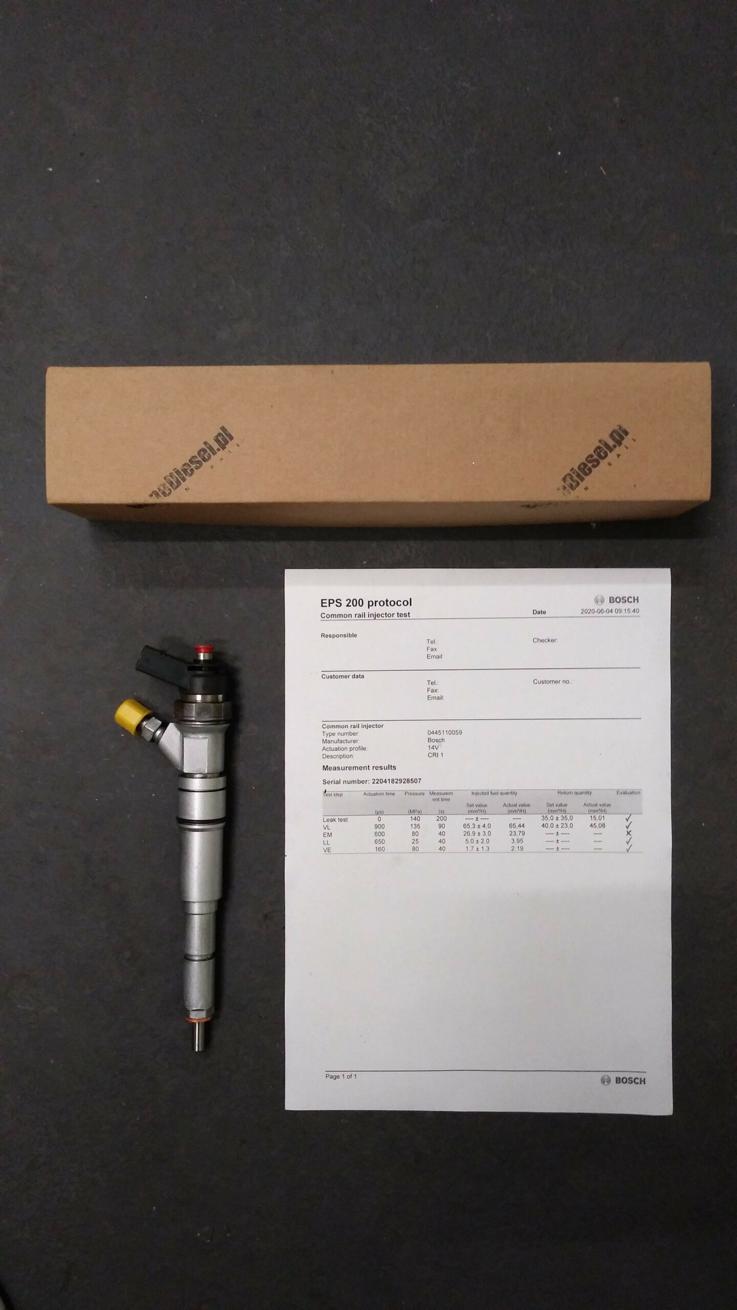 Wtryskiwacz BMW 0445110029 – regenerowany do BMW serii 7 730d