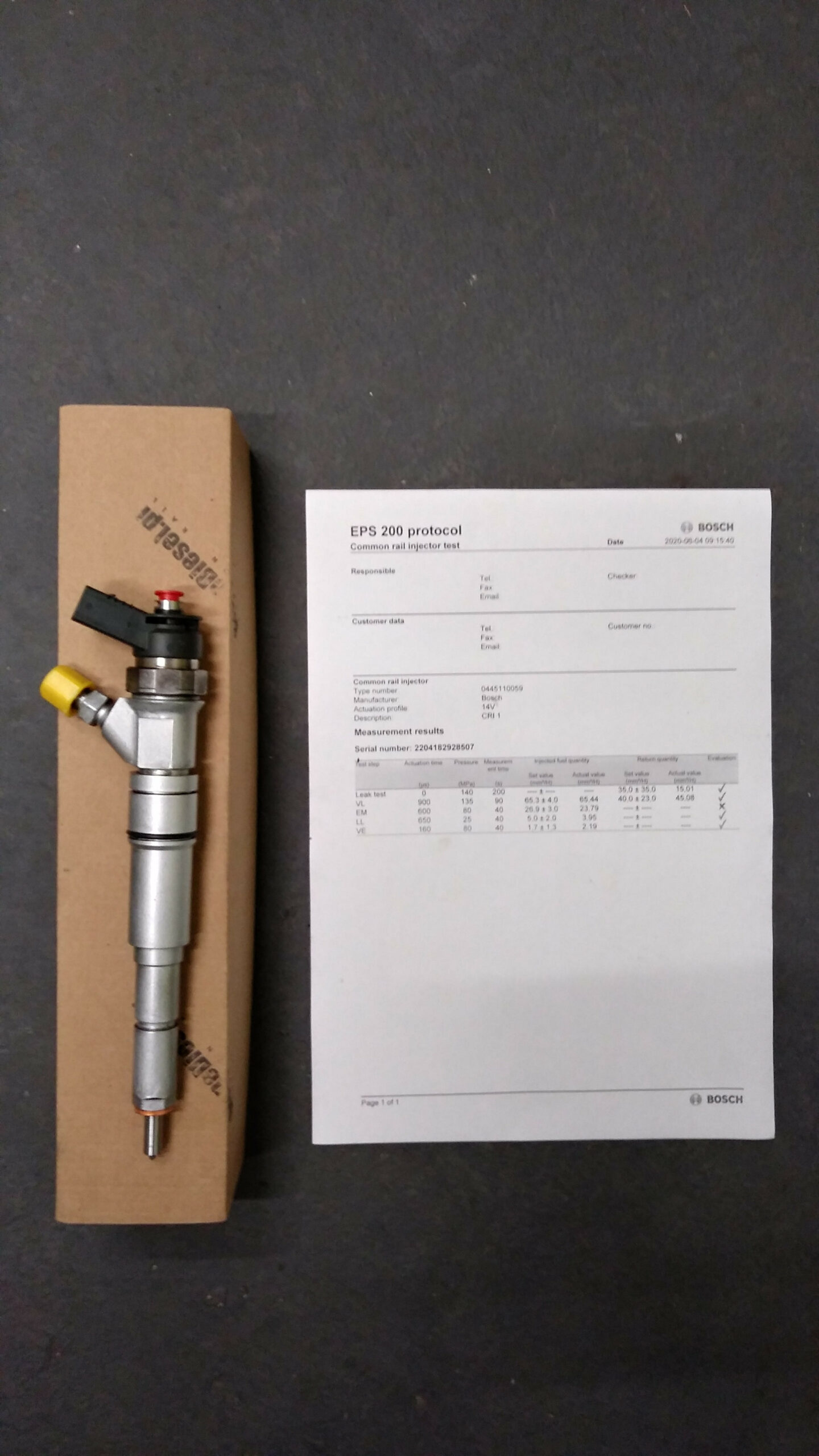 Wtryskiwacz BMW 0445110029 – regenerowany do BMW serii 7 730d - obrazek 4