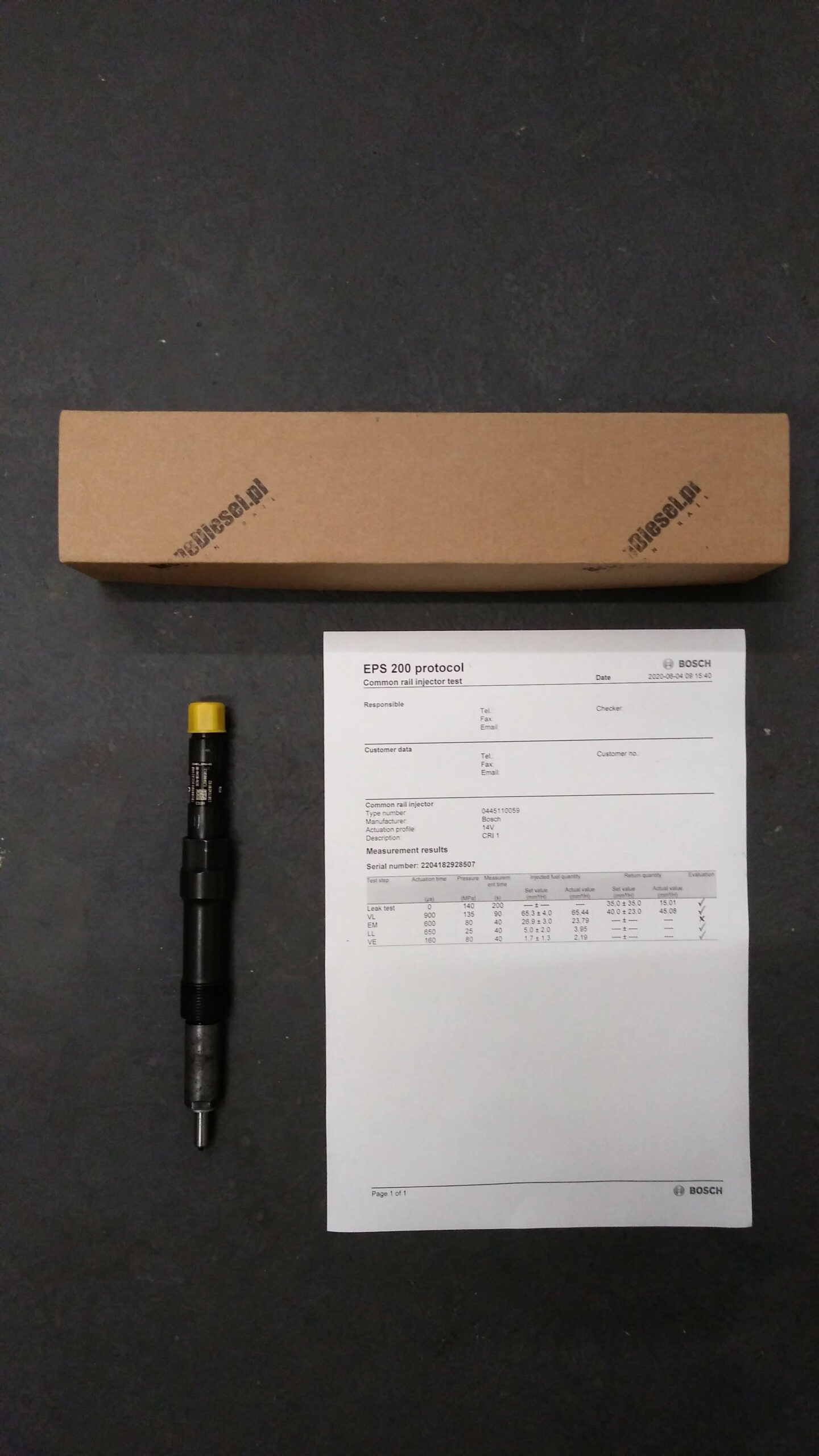 Wtryskiwacz Ford Mondeo III 2.0 16V TDDi/TDCi - EJDR00502Z