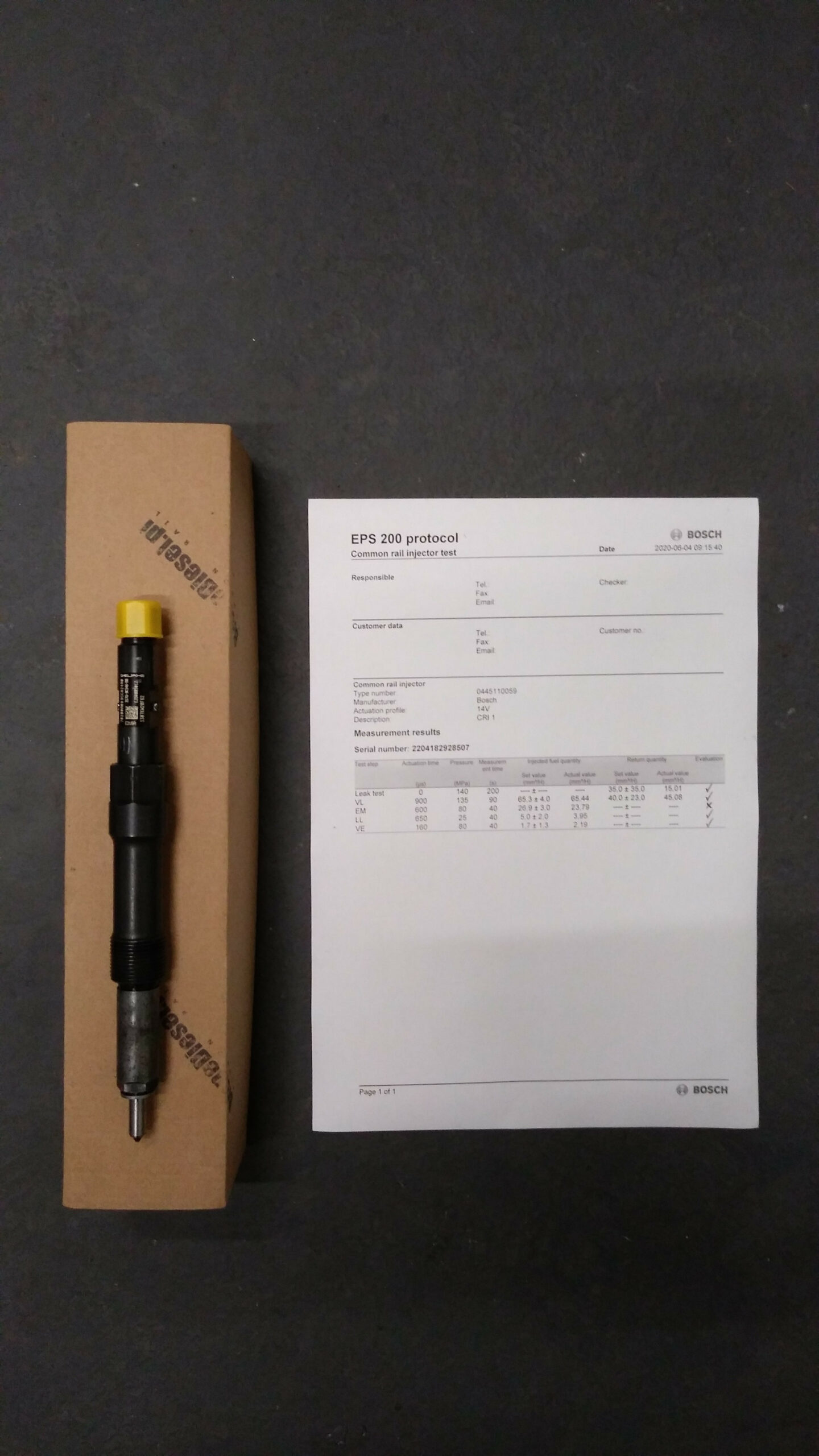 Wtryskiwacz Ford Mondeo III 2.0 16V TDDi/TDCi - EJDR00502Z - obrazek 4