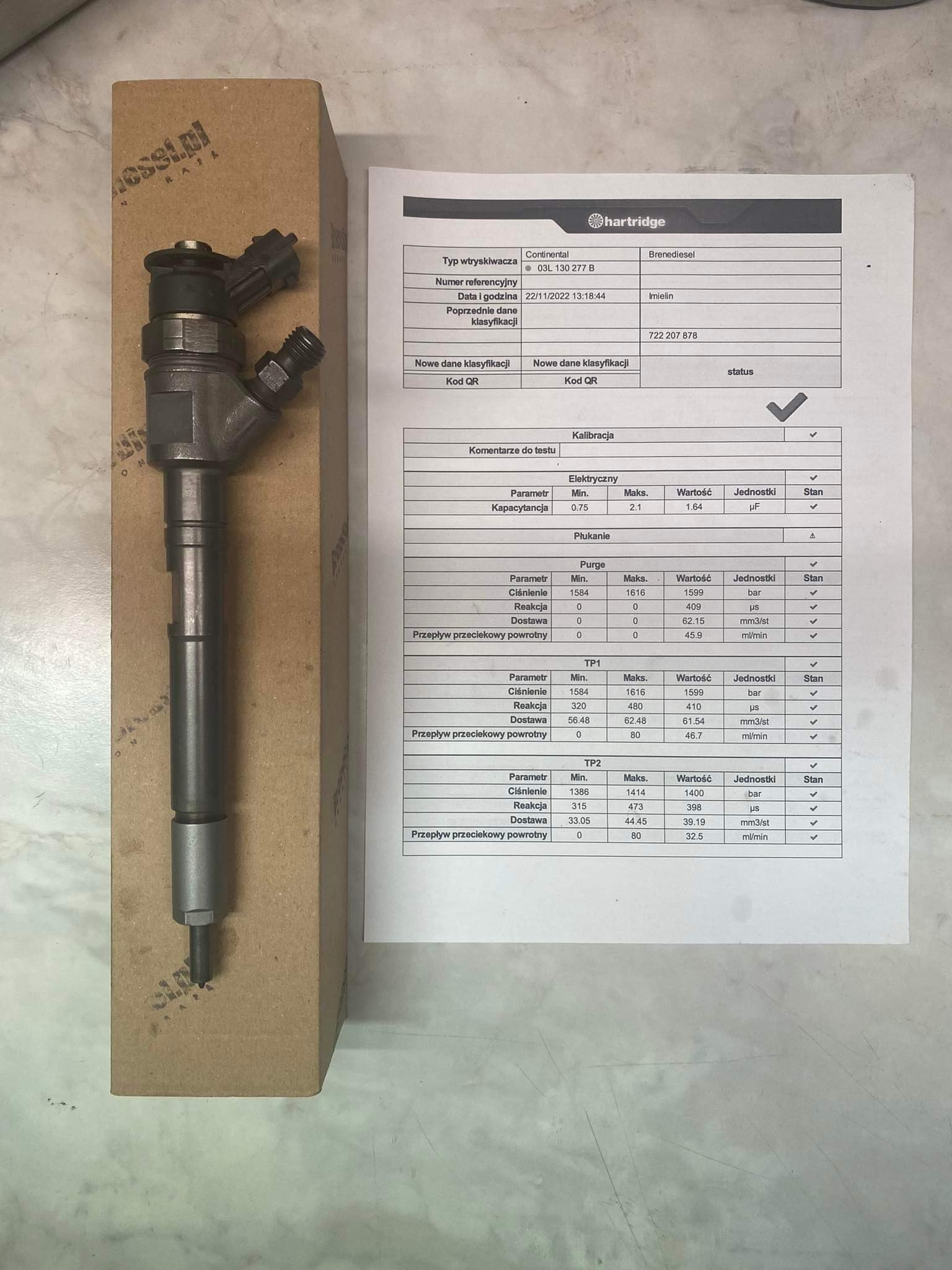 Wtryskiwacz Citroen C4 1.6 HDi Coupe - 0445110188 - obrazek 3