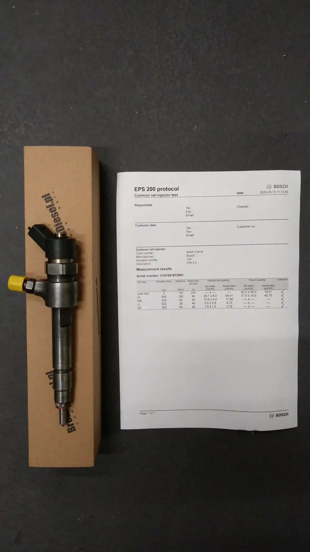 Wtryskiwacz Bosch 0445110598 - obrazek 3