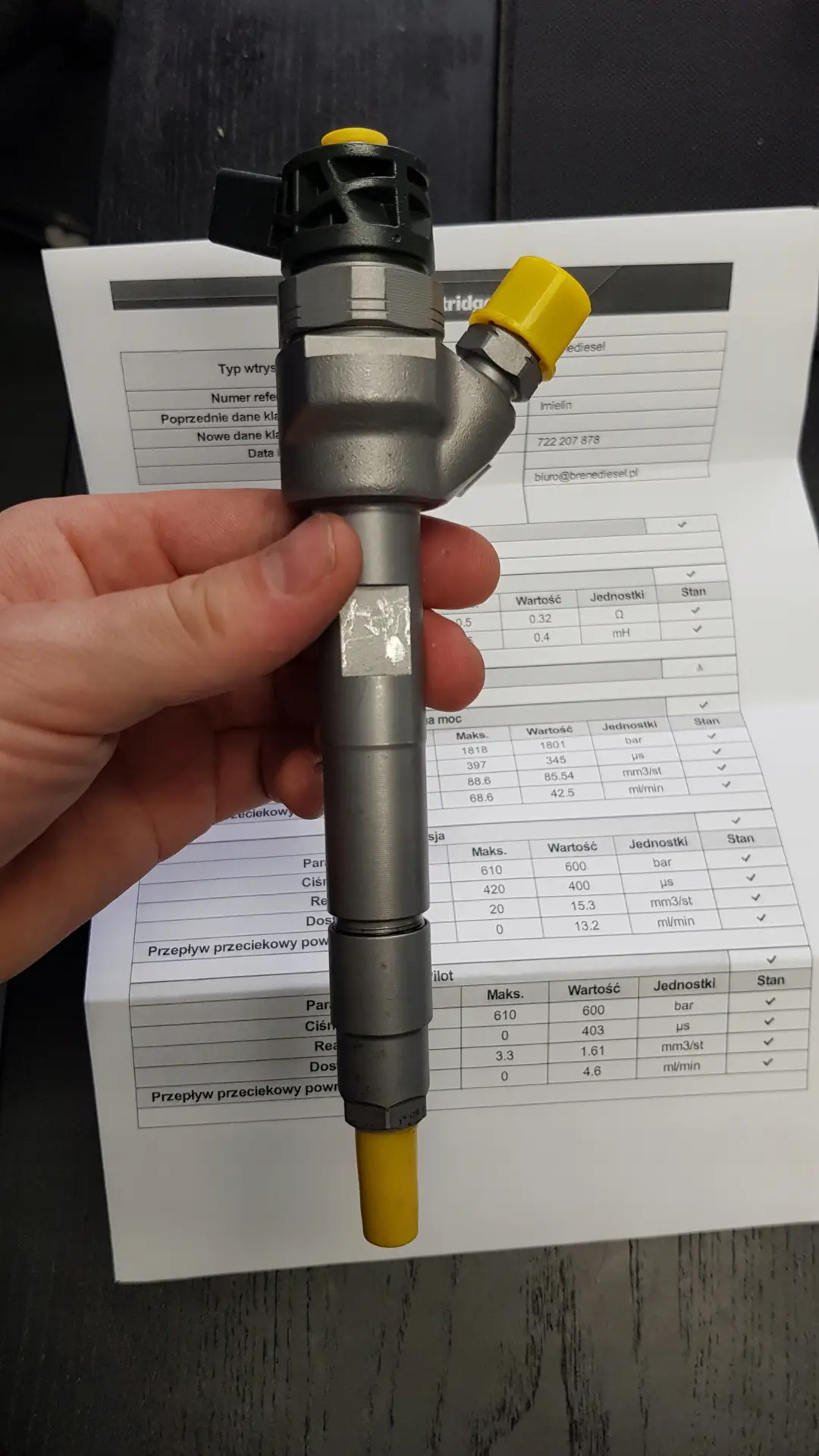 Wtryskiwacz BMW 0445110478 0445110616