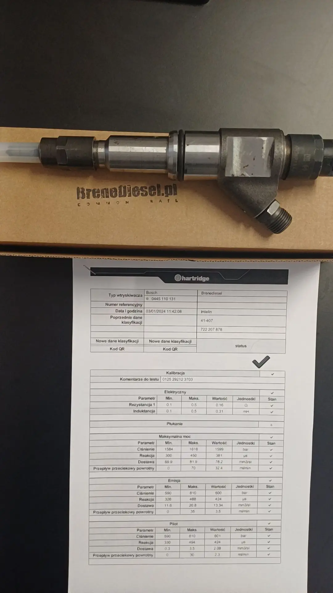 Wtryskiwacz IVECO STRALIS - 0445124015