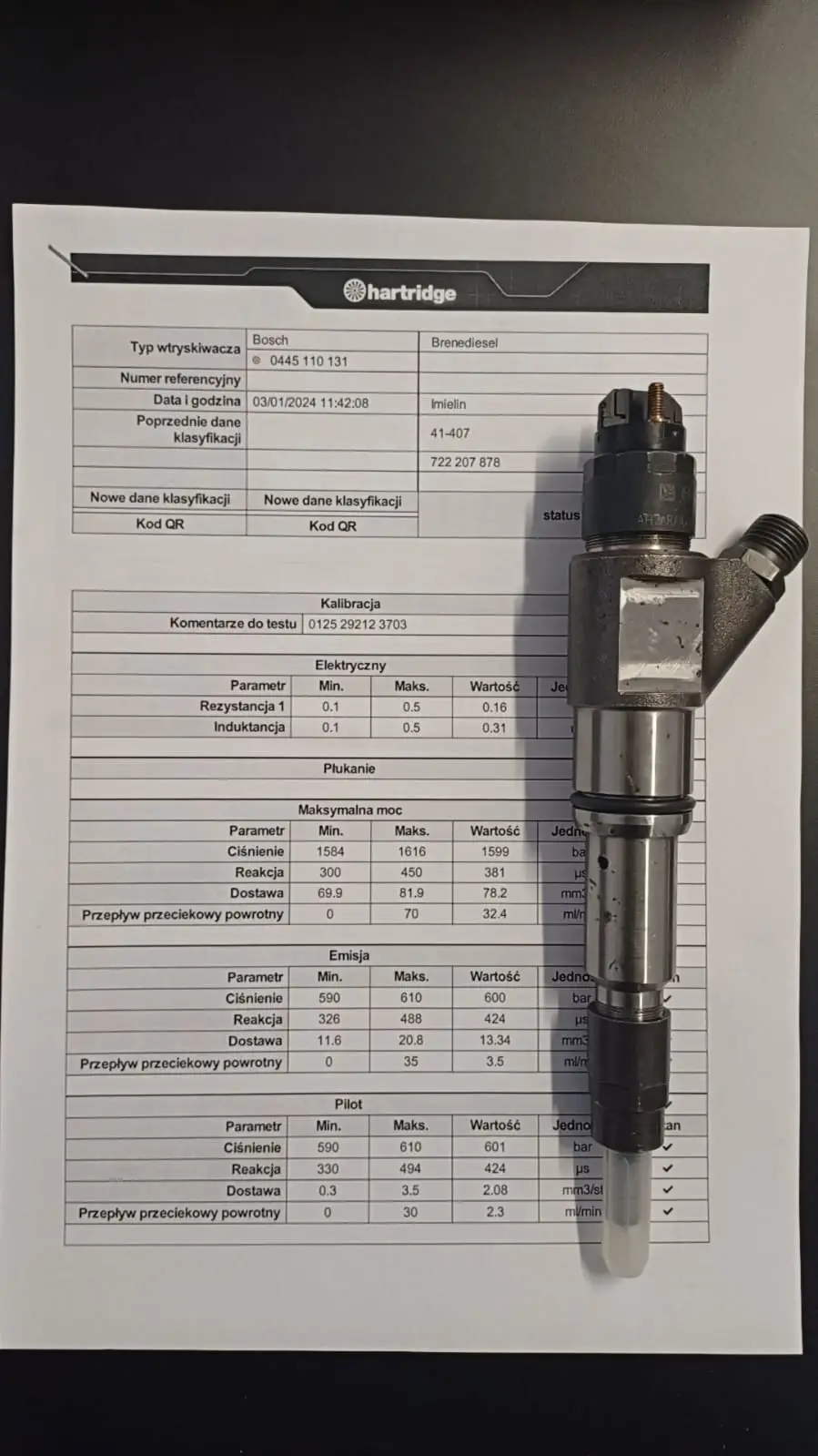 Wtryskiwacz IVECO STRALIS - 0445124015 - obrazek 3