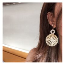 Kolczyki wiszące duże wyraziste K1244