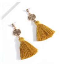 Kolczyki wiszące chwosty K1167ZO