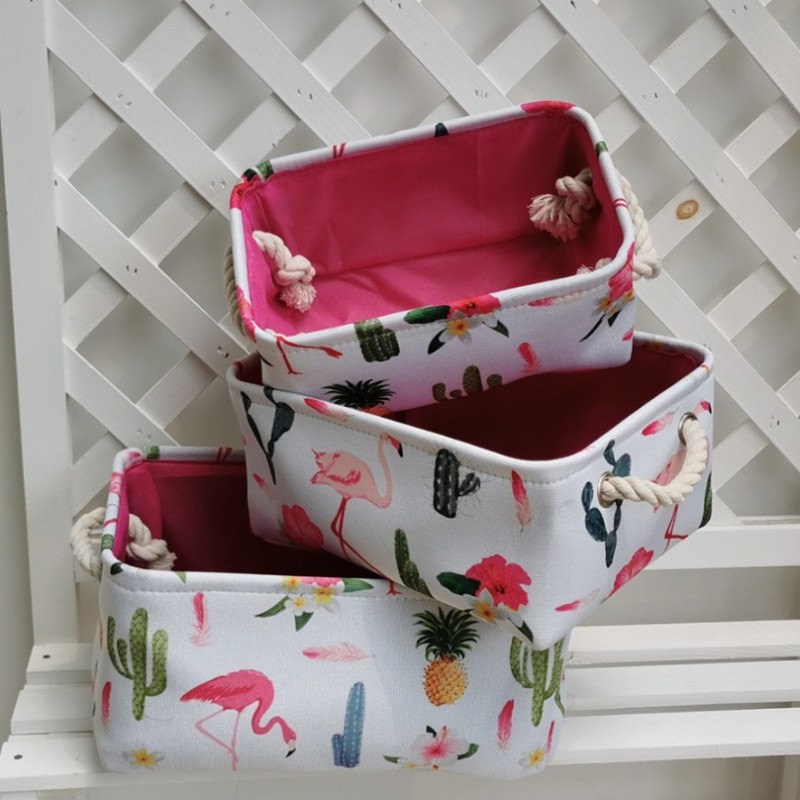 Pojemnik na zabawki, organizer do przechowywania flamingo OR48WZ1 - obrazek 3