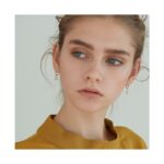 Kolczyk pozłacany literka S KST1683S - obrazek 3