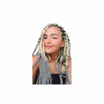 Syntetyczne włosy 120 cm gęste ombre WLS32 - obrazek 3