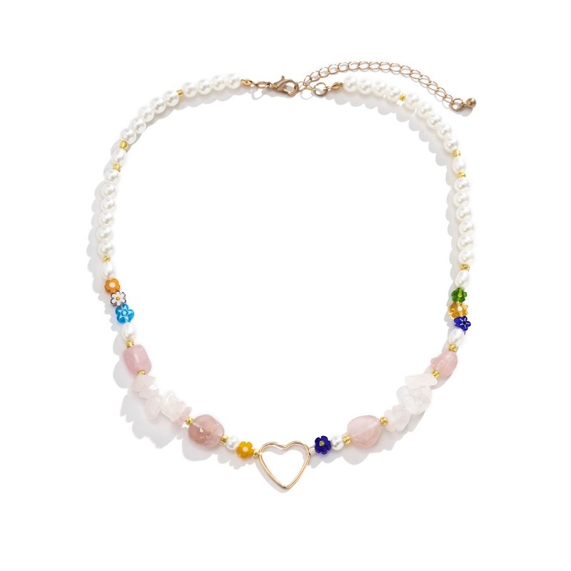 Naszyjnik delikatny z sercem KWS26 - obrazek 3