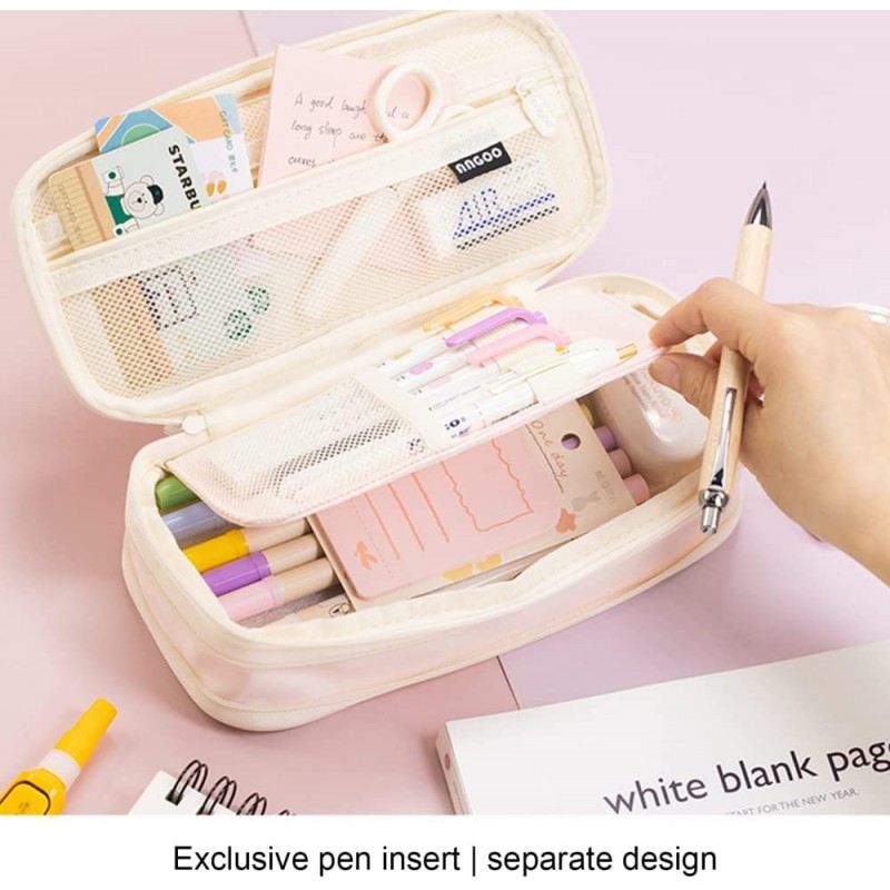 DUŻY PIÓRNIK WIELOFUNKCYJNY SASZETKA RÓŻ PR03R - obrazek 3