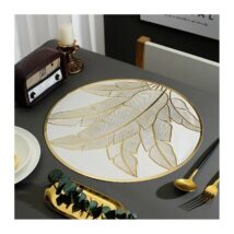 Podkładka na stół 38 cm złota okrągła MP41