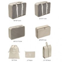 Zestaw podróżny 7 szt kosmetyczek saszetek organizerów KS41WZ1