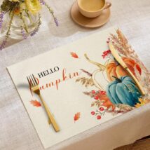 Podkładka na stół Jesienny Wzór Hello Pumpkin 30×45 cm prostokątna MP49