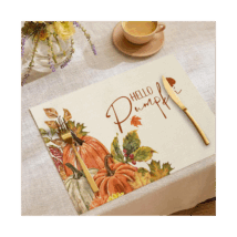 Podkładka na stół Jesienny Wzór Hello Pumpkin 30×45 cm prostokątna MP50