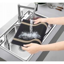 Wodoodporna podkładka na stół 30×45 cm prostokątna czarna MP36