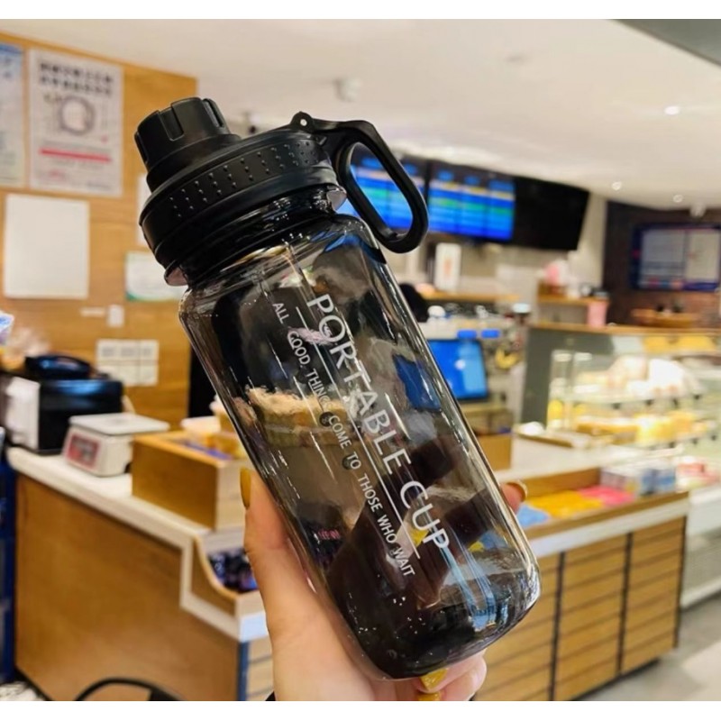 BUTELKA NA WODĘ BIDON NA SIŁOWNIĘ FITNESS 600ml przenośny mały BD04 - obrazek 3