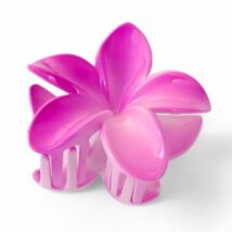 Spinka do włosów klamra XL kwiat OMBRE różowa lato 7,5 x 7,5cm SP380