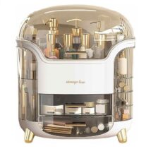 Organizer szkatułka na kosmetyki, biżuterię XL wielopoziomowy CB34