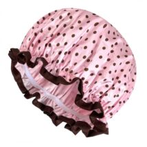Wodoodporny czepek ochronny, kąpielowy na włosy, do spania, KROPKI KCZ01