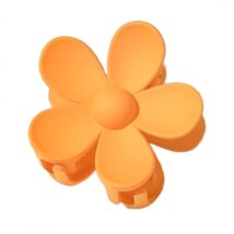 Spinka do włosów klamra XL kwiat pomarańczowy 7×7,5 cm SP196