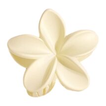 Spinka do włosów klamra XL kwiat matowy masełkowy, kremowy 7,5 x 8cm SP426