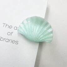 Spinka do włosów klamra MUSZLA XL marmurek 8,5 x 5,7 cm SP423