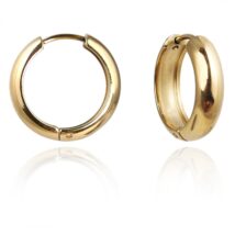 Kolczyki ze stali szlachetnej platerowane 14k złotem 25mm, KOŁA KST3407