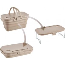 Uniwersalny składany kosz piknikowy 3w1, stolik, pojemnik KP03K